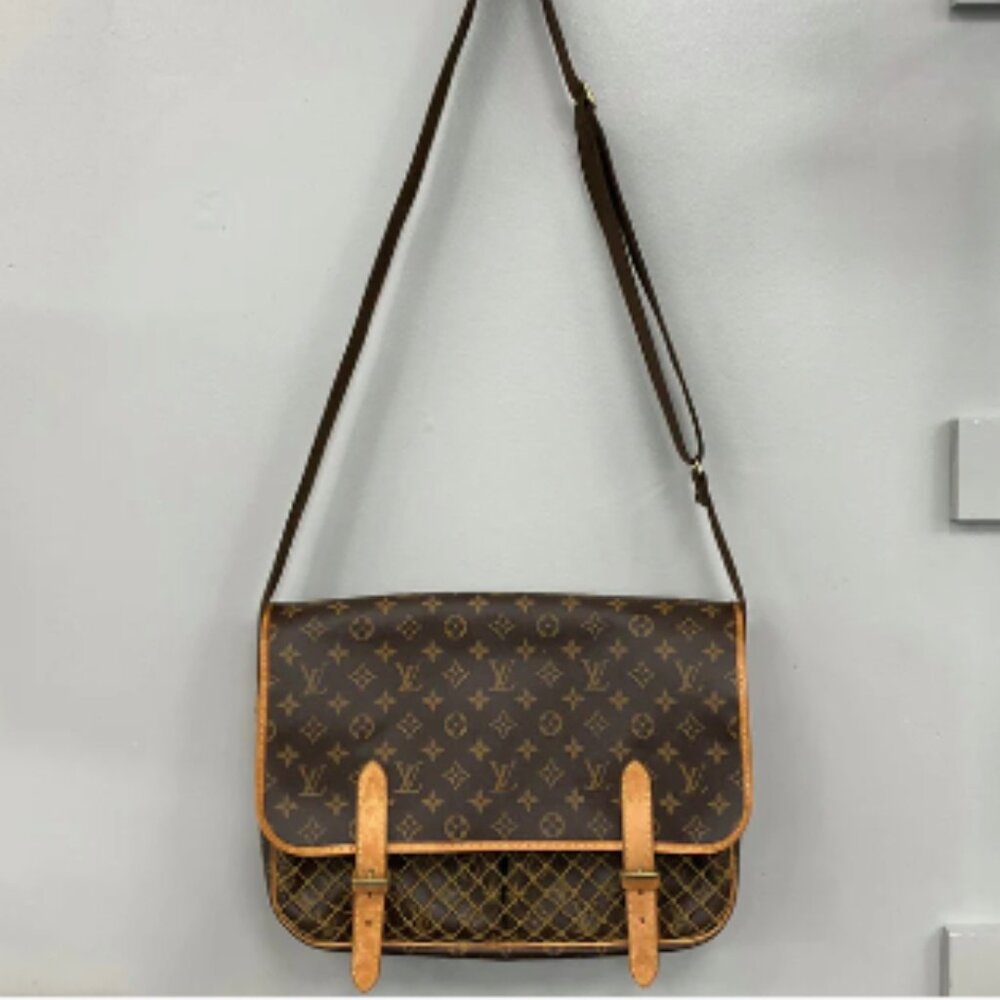 RARE Louis Vuitton Monogram Congo GM Messenger Tan Womens Designer Bag Purses - Picture 7 of 12